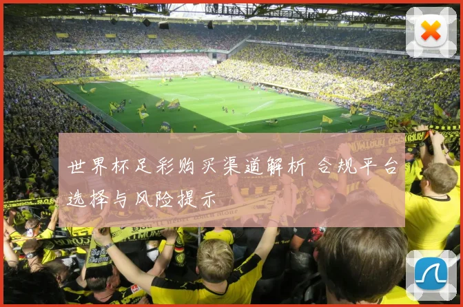 世界杯足彩购买渠道解析 合规平台选择与风险提示
